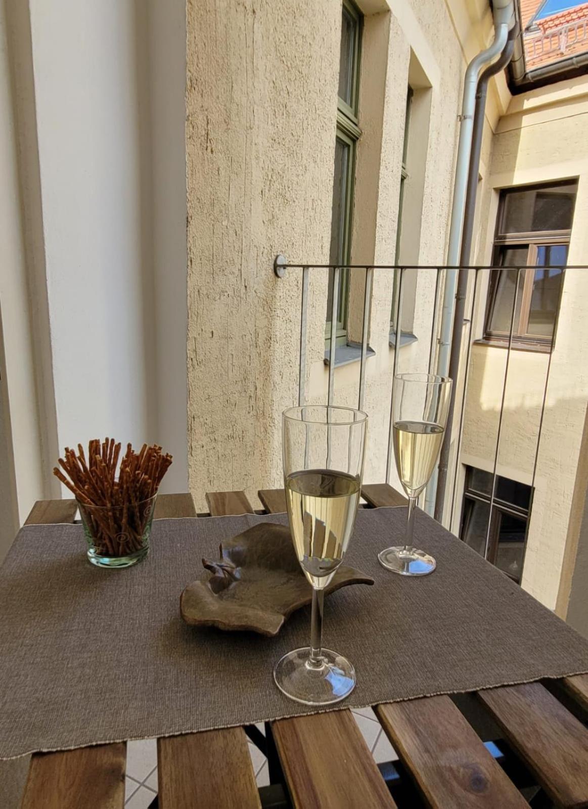Cosel Apartment Altstadt Radfahrer Balkon Meissen Exterior photo
