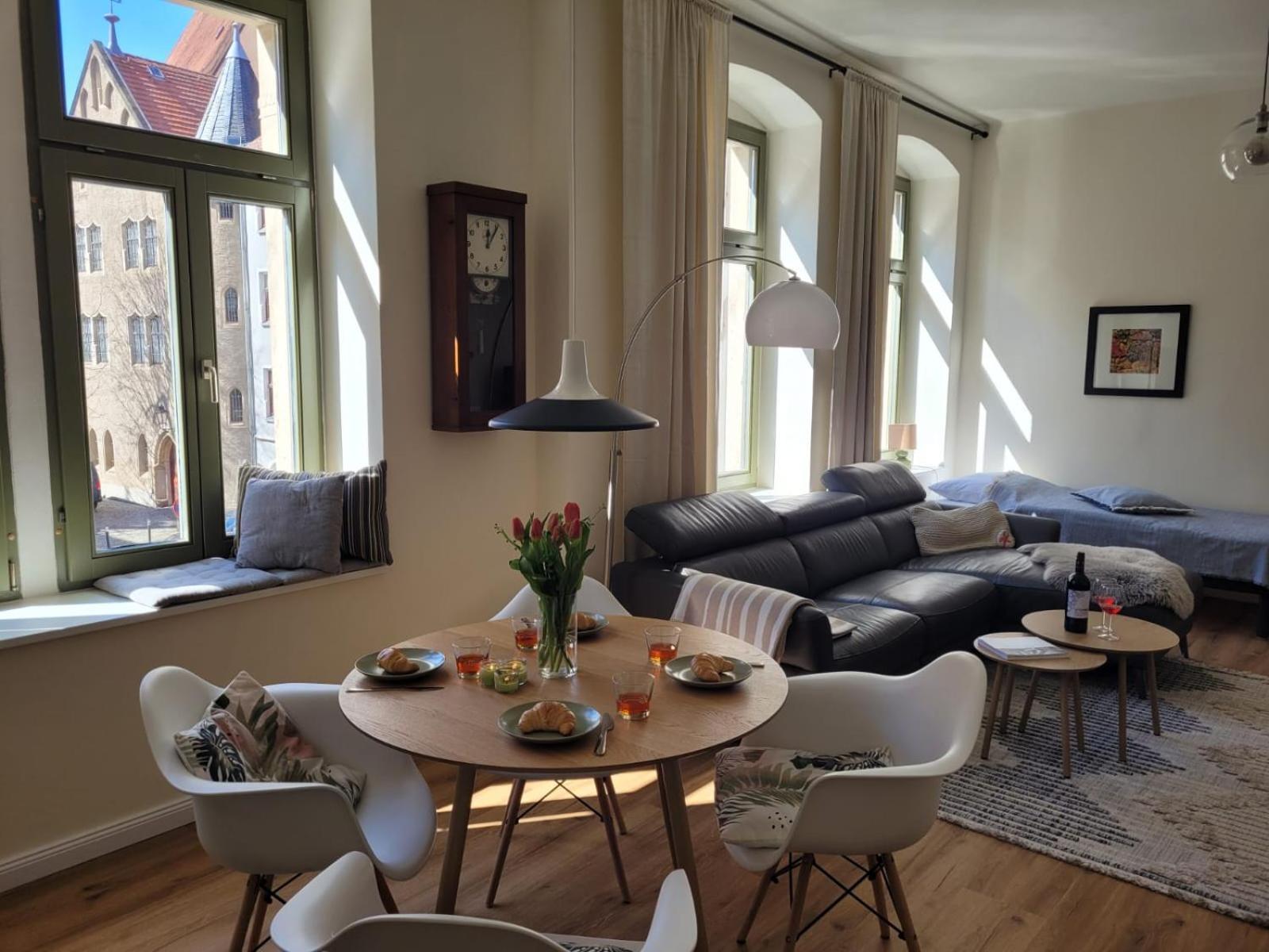 Cosel Apartment Altstadt Radfahrer Balkon Meissen Exterior photo
